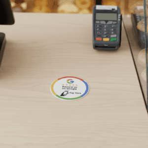 Review Us on Google Plaque NFC Tap Sign