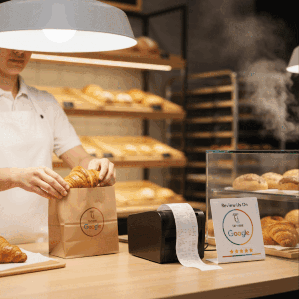 Google Review Card NFC Station (White) - Image 21